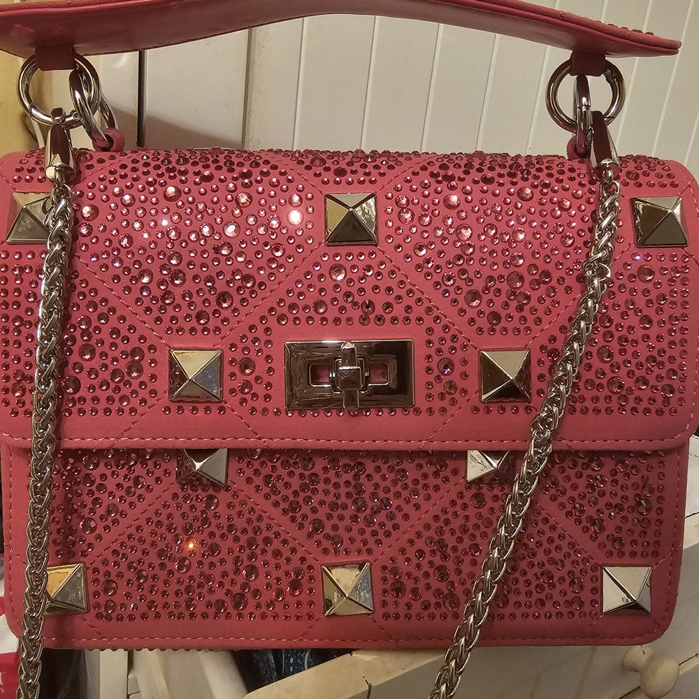 Studded Pink Handbag